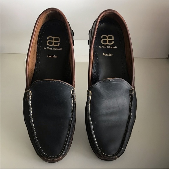 ALLEN EDMONDS Boulder Slip--On Loafer Casual Black/Brown 10.5 D - Men\'s Shoes main image 9